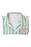 Obsession Bear Green Striped Shirt Cosplay Costume Halloween Carnival Party Suit