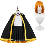 Wand and Sword The Wizard Knight Tale Lihanna Owenzaus Black Outfit Cosplay Costume Halloween Carnival Party Suit
