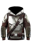 The Mando Cosplay Hoodie 3D Printed Sweatshirt For Children Casual Streetwear Pullover