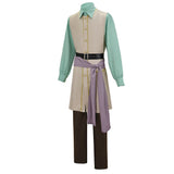 The Backrooms Captaion Clark Brown Outfit Cosplay Costume Halloween Carnival Party Suit