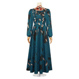 Monster The Lizzie Borden Story Lizzie Women Green Dress Cosplay Costume Halloween Carnival Party Suit
