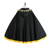 Wand and Sword The Wizard Knight Tale Lihanna Owenzaus Black Outfit Cosplay Costume Halloween Carnival Party Suit