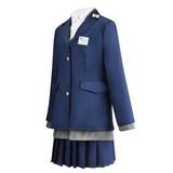 Boku No Kokoro No Yabai Yatsu Yamada Anna Blue School Uniform Cosplay Costume