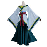 The Western Capital Arc Maomao Women Blue Hanfu Cosplay Costume Halloween Carnival Party Suit