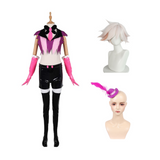 Hazbin Hotel Angel Dust Red Cosplay Costume For Adult Female Halloween Carnival Party Suit