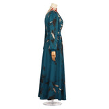 Monster The Lizzie Borden Story Lizzie Women Green Dress Cosplay Costume Halloween Carnival Party Suit
