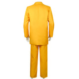 Beetlejuice Bob Shrinker Yellow Suit Mask Set Cosplay Costume Outfits Halloween Carnival Suit