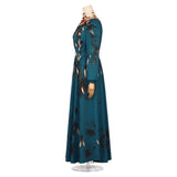 Monster The Lizzie Borden Story Lizzie Women Green Dress Cosplay Costume Halloween Carnival Party Suit