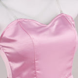 Alien Stage MIZi Women Pink Dress Cosplay Costume Halloween Carnival Party Suit