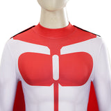 Invincible 2025 Omni-Man Nolan White Red Jumpsuit Cosplay Costume Halloween Carnival Suit