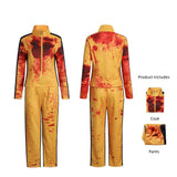 Kill Bill The Bride Women Yellow Training Outfit Cosplay Costume Halloween Carnival Party Suit