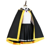 Wand and Sword The Wizard Knight Tale Lihanna Owenzaus Black Outfit Cosplay Costume Halloween Carnival Party Suit