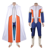 Moonrise Costume Jack Cosplay White Coat Set For Adult Man Halloween Carnival Suit