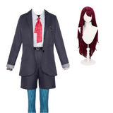 Hexed Billie Women Gray School Uniform Cosplay Costume Halloween Carnival Party Suit