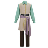 The Backrooms Captaion Clark Brown Outfit Cosplay Costume Halloween Carnival Party Suit