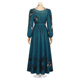Monster The Lizzie Borden Story Lizzie Women Green Dress Cosplay Costume Halloween Carnival Party Suit