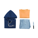 Solo Leveling 2025 Costume Sung Jinwoo Cosplay Blue Sweatshirt Set Set For Adult Man Halloween Carnival Suit