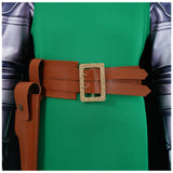 Dr.Doom Kids Children Green Outfit Cosplay Costume Halloween Carnival Party Suit