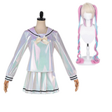NEEDY GIRL OVERDOSE KAngel Sliver Outfit Cosplay Costume Halloween Carnival Party Suit