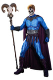 Masters of the Universe Skeletor Blue Jumpsuit Cosplay Costume Halloween Carnival Party Suit