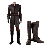 Anakin Skywalker Cosplay Costume Outfits Halloween Carnival Suit