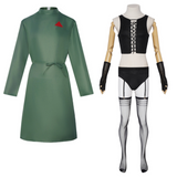 The Rocky Horror Picture Show Dr. Frank-N-Furter Green Coat Cosplay Costume Halloween Carnival Party Suit