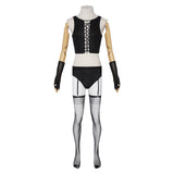 The Rocky Horror Picture Show Dr. Frank-N-Furter Black Outfit Cosplay Costume Halloween Carnival Party Suit