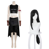 Final Fantasy VII: Advent Children Tifa Lockhart Black Suit Movie Cosplay Costume Outfits Halloween Carnival Suit