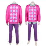 Kpop Demon Hunters Costume Baby Cosplay Pink Outfit For Adult Man Halloween Carnival Suit