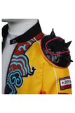 Kpop Demon Hunters Costume Kids Rumi Cosplay Yellow Jacket Suit For Children Female Halloween Carnival Suit