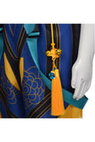 Kpop Demon Hunters Costume Kids Zoey Cosplay Blue Suit For Children Female Halloween Carnival Suit