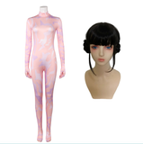 Kpop Demon Hunters Costume Zoey Cosplay Pink Jumpsuit For Adult Female Halloween Carnival Suit