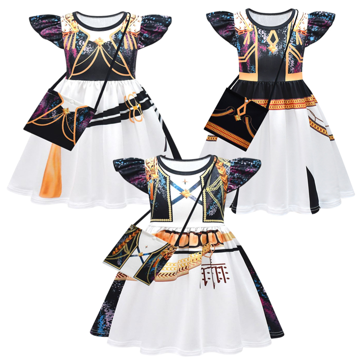 Kpop Demon Hunters Kids Zoey Rumi Mira Cosplay White Dress For Childre ...