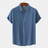 Road House Dalton Movie Polka Dots Button Front Shirt Cosplay Costume