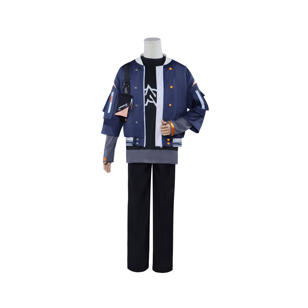 Game Zenless Zone Zero Hugo Cosplay Costume Uniform Accessories