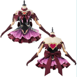 Overwatch OW Costume Juno Cosplay Red Black Dress For Adult Female Halloween Carnival Suit