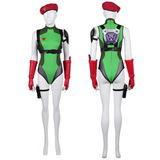 Overwatch OW Costume Widowmaker Cosplay Red Green Suit For Adult Female Halloween Carnival Suit