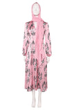 The White Lotus Costume Tanya McQuoid Cosplay Pink Dress For Adult Female Halloween Carnival Suit