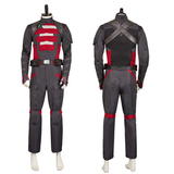 Thunderbolts Costume John Walker Cosplay Black Suit For Adult Man Halloween Carnival Suit