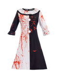 Terrifier Clown Black White Dress Cosplay Horrible Costume Halloween Party Suit