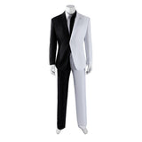 Absolute Two-Face Two-Face Black and White Suit Cosplay Costume Halloween Carnival Party Suit