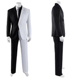 Absolute Two-Face Two-Face Black and White Suit Cosplay Costume Halloween Carnival Party Suit