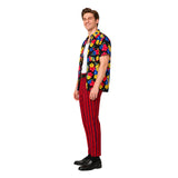 Ace Ventura Jr Pet Detective Ace Ventura Printed Shirt Set Cosplay Costume Halloween Carnival Party Suit