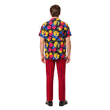 Ace Ventura Jr Pet Detective Ace Ventura Printed Shirt Set Cosplay Costume Halloween Carnival Party Suit