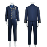 Fiyero Cosplay Costume Dark Blue Suit For Adult Man Halloween Carnival Suit