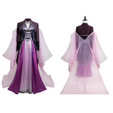Agatha: Darkhold Diaries Agatha Harkness Purple Dress Cosplay Costume Halloween Carnival Party Suit