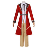 Akuyaku Reijou Level 99: Watashi Wa Ura-Boss Desu Ga Maou Dewa Arimasen Ashbatten Patrick Red Suit Cosplay Costume Outfits