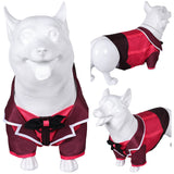 Hazbin Hotel Alastor Pet Cosplay Dog Costume Red CostumeHalloween Carnival Suit