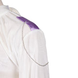 Alien Stage Luka White Outfit Cosplay Costume Halloween Carnival Party Suit