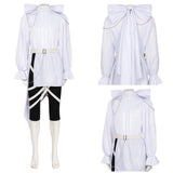 Alien Stage Luka White Outfit Cosplay Costume Halloween Carnival Party Suit